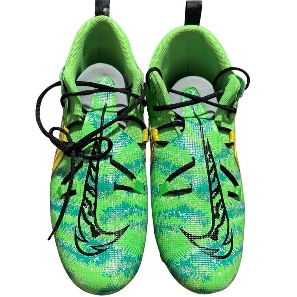 Nike Alpha Men's Football Cleats Volt Green Low Top Lace- Up Athletic Size 16 - Picture 1 of 9